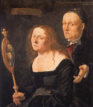 Hans Burgkmair and wife Anna 1529 by Lukas Furtenagel 1505-1546  Kunsthistorisches Museum Wien